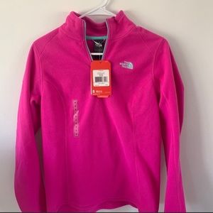 North Face fleece quarter zip NWT!